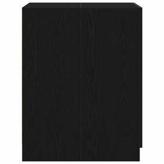 Afwasmachinekast Zwart Eiken 70,5x71,5x91,5 cm Bewerkt Hout 7