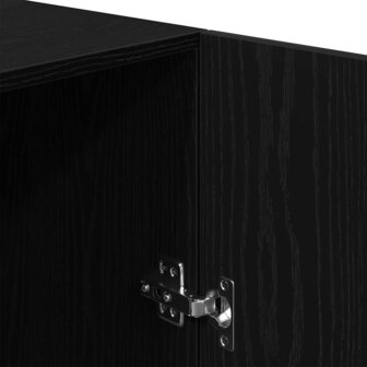 Afwasmachinekast Zwart Eiken 70,5x71,5x91,5 cm Bewerkt Hout 8