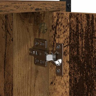Wasmachinekast Oude Hout 68x48.5x194 cm 8