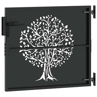 Tuinpoort Anders Zwart 100 x 100 cm Poedergecoat staal 5