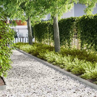 Tuinrand 30 stuks 100x0,5x15 cm Gegalvaniseerd staal 1