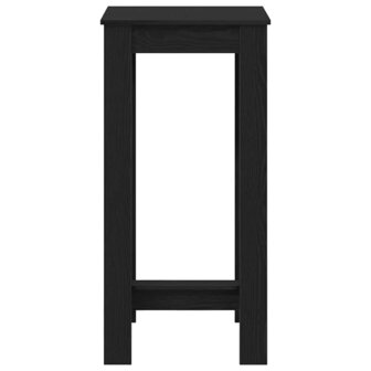 Bartafel 51x50x103,5 cm bewerkt hout zwart eikenkleurig 5