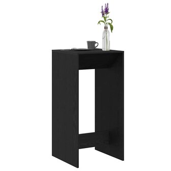 Bartafel 51x50x103,5 cm bewerkt hout zwart eikenkleurig 2
