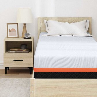 Matrassen Wit, Grijs 80 x 200 cm 100% polyester jacquard stof 6