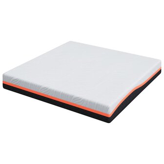Matrassen Wit, Grijs 200 x 200 cm 100% polyester jacquard stof 4