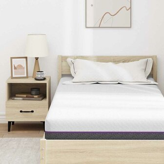 Matrassen Geometrisch Wit en Grijs 100% polyester jacquard stof 6