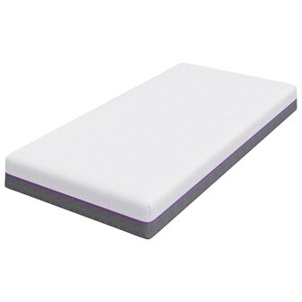 Matrassen Wit, Grijs 90 x 200 cm 100% polyester jacquard stof 3