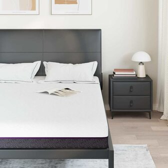 Matrassen Wit, Grijs 140 x 190 cm 100% polyester jacquard stof 2