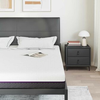 Matrassen Geometrisch Wit en Grijs 100% polyester jacquard stof 2