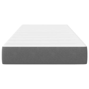 Pocketveringmatras medium 80x200x20 cm stof lichtgrijs 5