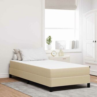 Pocketveringmatras medium 80x200x20 cm stof lichtgroen grijs 1