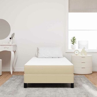 Pocketveringmatras medium 90x190x20 cm stof lichtgroen grijs 2