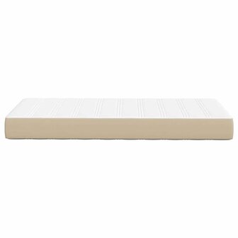 Pocketveringmatras medium 90x190x20 cm stof lichtgroen grijs 4