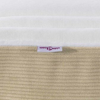 Pocketveringmatras medium 90x190x20 cm stof lichtgroen grijs 6