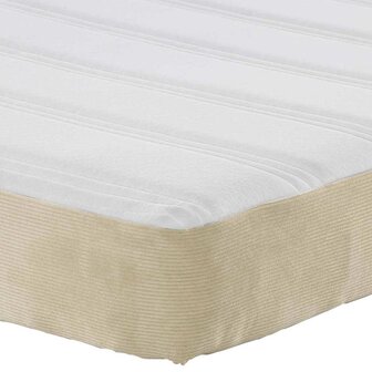 Pocketveringmatras medium 90x190x20 cm stof lichtgroen grijs 7