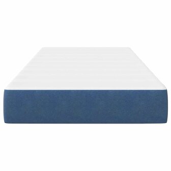 Pocketveringmatras medium 90x200x20 cm stof blauw 5