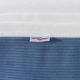 Pocketveringmatras medium 90x200x20 cm stof blauw 6