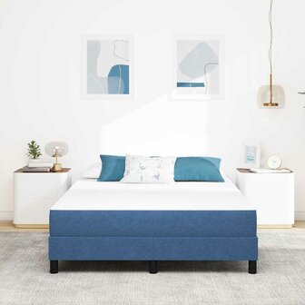 Pocketveringmatras medium 140x200x20 cm stof blauw 2