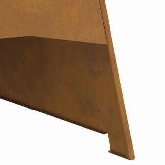 Piramide Vuurplaats 50x45x95 cm Weerbestendig Staal 6