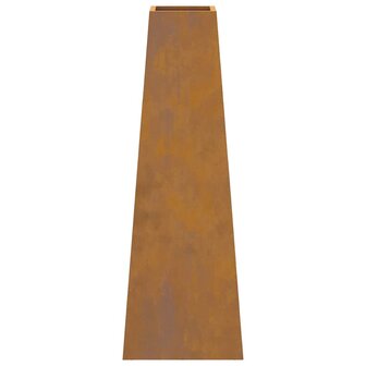 Vuurschaal 50x35x100 cm Weerbestendig Staal 5