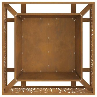 Vuurkorf Vierkant 80x80x30 cm Weerbestendig Staal 5