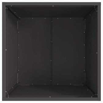 Vuurkorf vierkant 50x50x30 cm staal zwart 4