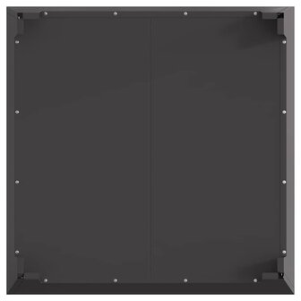 Vuurkorf vierkant 80x80x43 cm staal zwart 7
