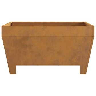Vuurkorf vierkant 80x80x43 cm cortenstaal 4