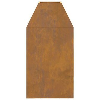 Vuurkorf 50x50x100 cm cortenstaal 5