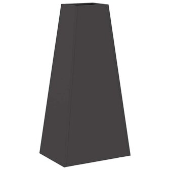 Vuurkorf Zwart 50x35x100 cm Staal 3