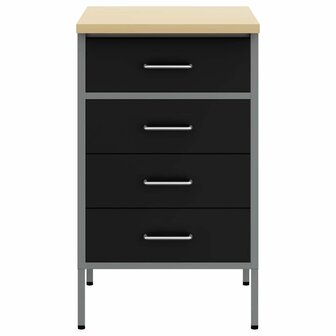 Werkbank 50x55x85 cm staal zwart 5