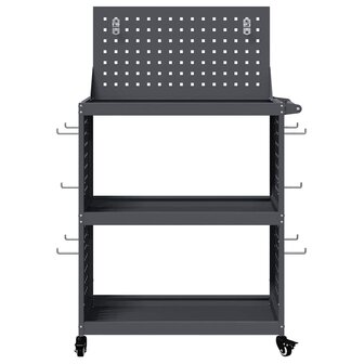 Gereedschapswagen Antraciet 65 x 35 x 111 cm Poedergecoat staal 4