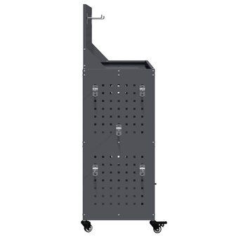 Gereedschapswagen Antraciet 65 x 35 x 111 cm Poedergecoat staal 5