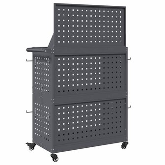Gereedschapswagen Antraciet 65 x 35 x 111 cm Poedergecoat staal 6