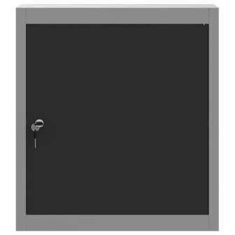Gereedschapskast wangemonteerd 50x20x55 cm staal zwart 6