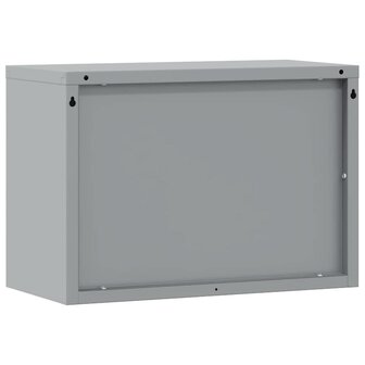 Gereedschapskast wamdmontage met gasliftdeur 50x25x35 cm zwart 4