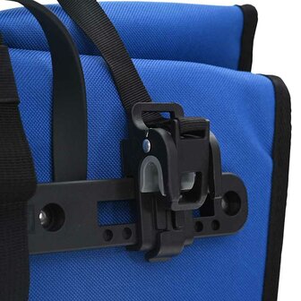 Fietstas voor Pannierdrager 20 L Blauw 34x16x59 cm 8