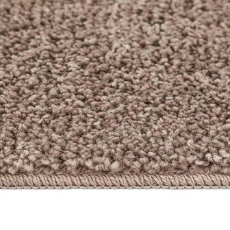 Vloerkleed shaggy met latex onderkant 80x150 cm bruin 6