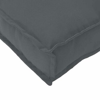 Ligbedkussen voor Bank Antraciet 120x40x8 cm Oxford Stof 4