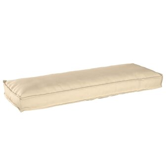 Ligbedkussen Beige 120x40x8 cm Oxford Stof 1