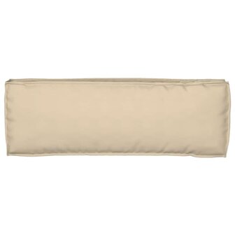 Ligbedkussen Beige 120x40x8 cm Oxford Stof 3