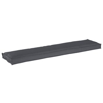 Ligbedkussens 2 stuks Anthraciet 180x40x8 cm Oxford Stof 4