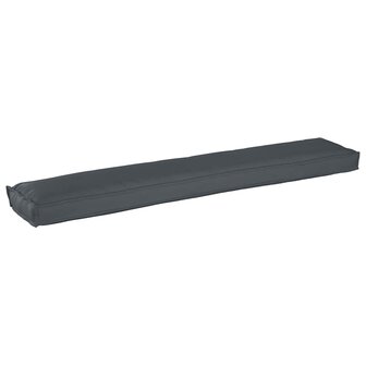 Ligbedkussens voor Bank 2 stuks Anthraciet 200x40x8 cm Oxford Stof 4