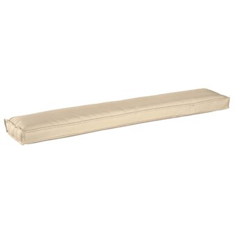 Ligbedkussens voor Bank 2 stuks Beige 200x40x8 cm Oxford Stof 4