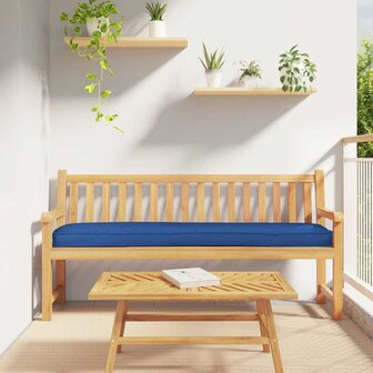 Ligbedkussens voor Bank 2 stuks Koningsblauw 200x40x8 cm Oxford Stof 1