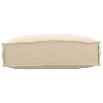 Palletkussen rugleuning 50x40x12 cm oxford stof beige 2
