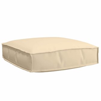 Palletkussen zitting 60x60x12 cm oxford stof beige 1