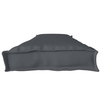 Palletkussen bank 180x40x8 cm oxford stof antraciet 5