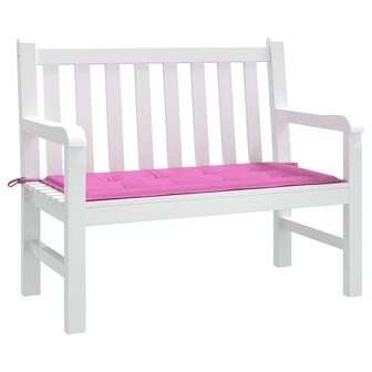 Roze Tuinbank Kussen - 100x50x4 cm, Oxford Stof 2