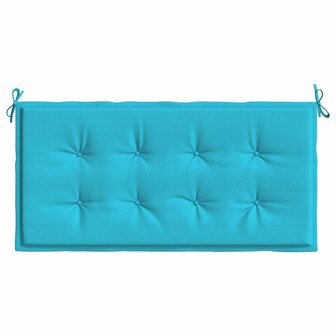 Tuinbankkussen 100x50x4 cm oxford stof turquoise 3